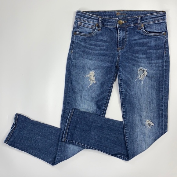 KUT Distressed Skinny Ankle Size 2 KP176MB8 - Picture 1 of 12